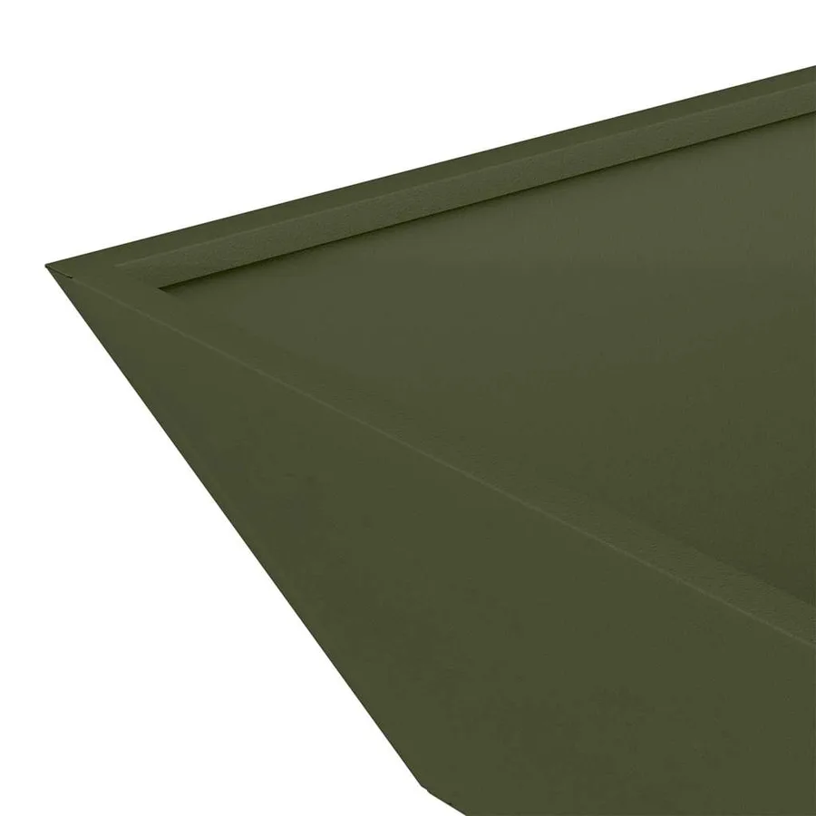 Cache-pot de jardin 5 pc Vert olive 50 x 50 x 15 cm - 10