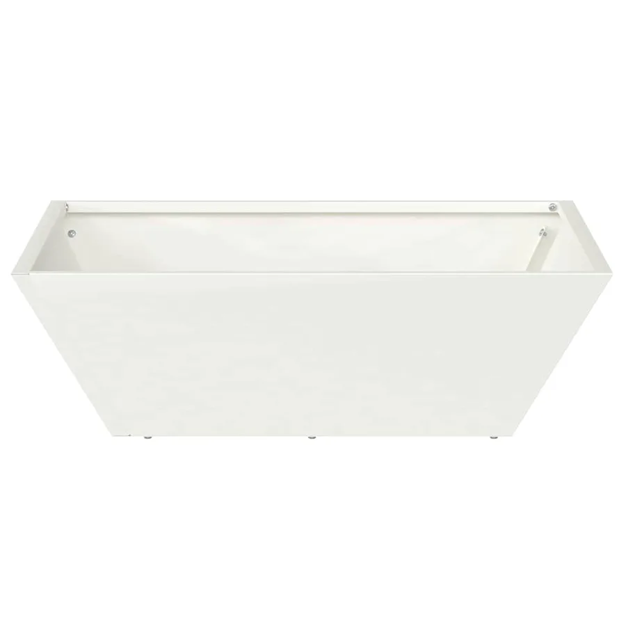 Cache-pot de jardin 5 pc Blanc 50 x 50 x 15 cm - 6