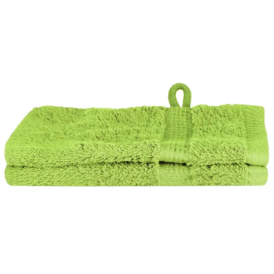 Serviette Invité SOLUND 2 pc Vert 15 x 21 cm 550 gsm - 2