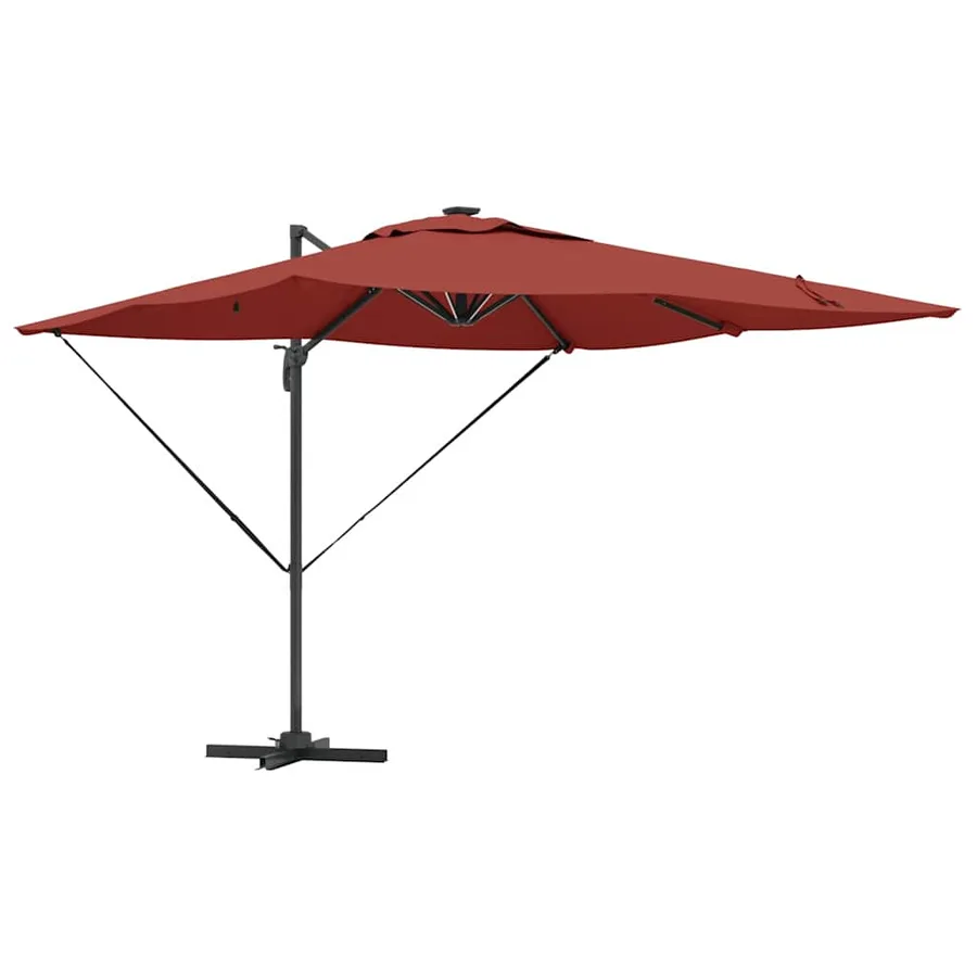 Parasol Terre cuite 286 x 284 x 270 cm Aluminium et polyester - 2
