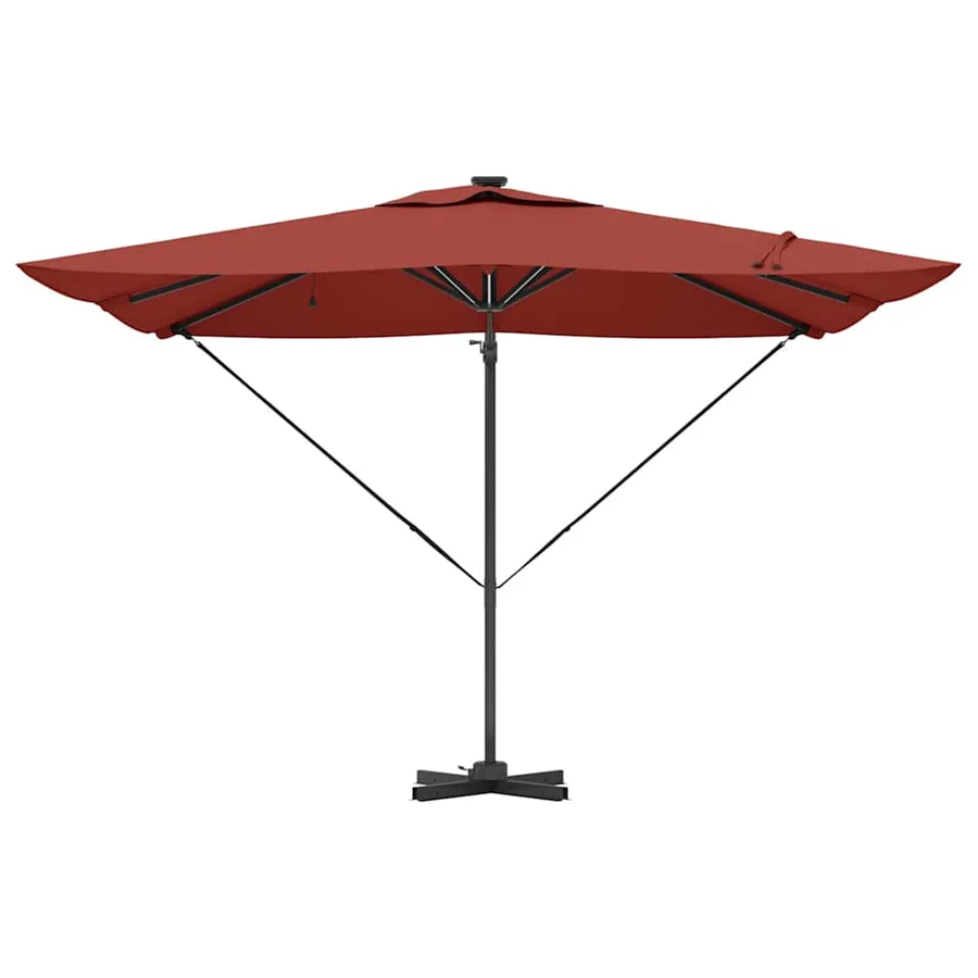 Parasol Terre cuite 286 x 284 x 270 cm Aluminium et polyester - 6