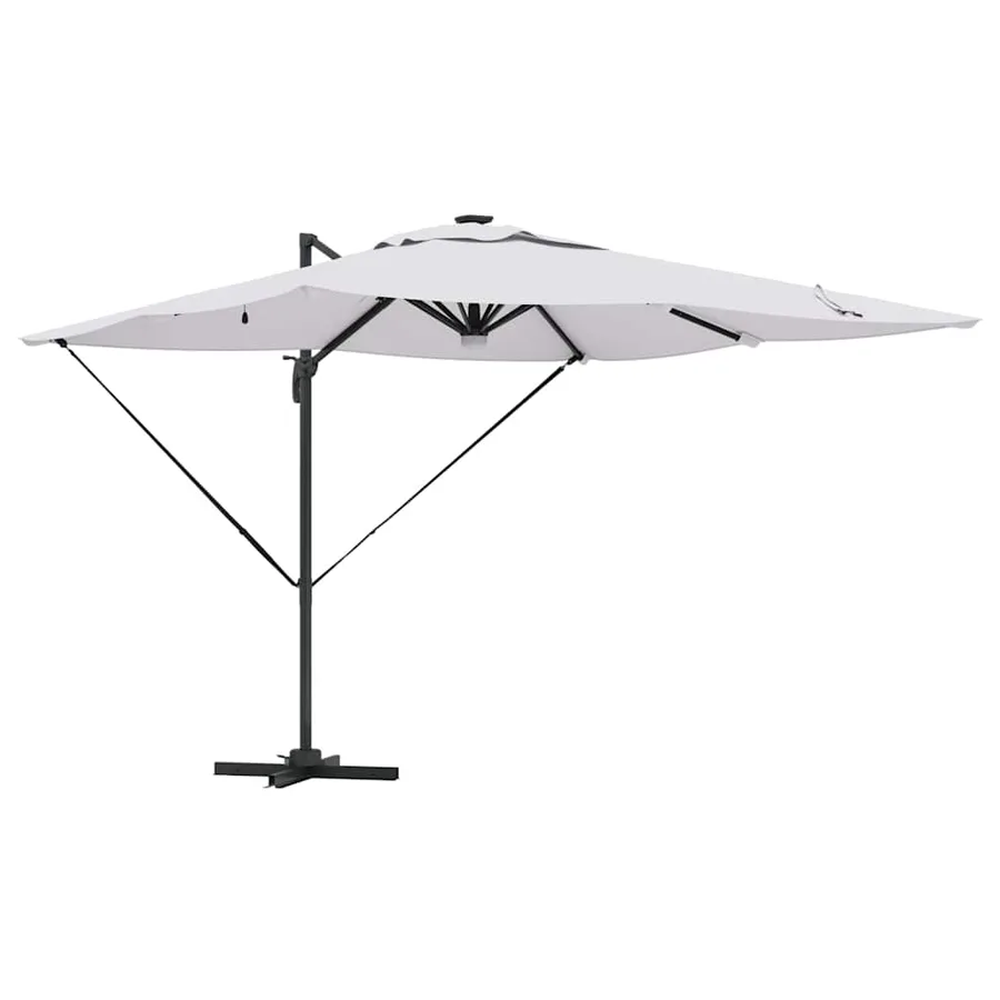 Parasol Roma Beige 286 x 284 x 270 cm Aluminium et polyester - 2
