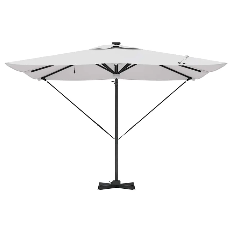 Parasol Roma Beige 286 x 284 x 270 cm Aluminium et polyester - 6