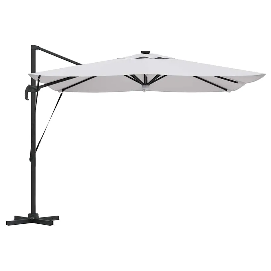 Parasol Roma Beige 286 x 284 x 270 cm Aluminium et polyester - 7