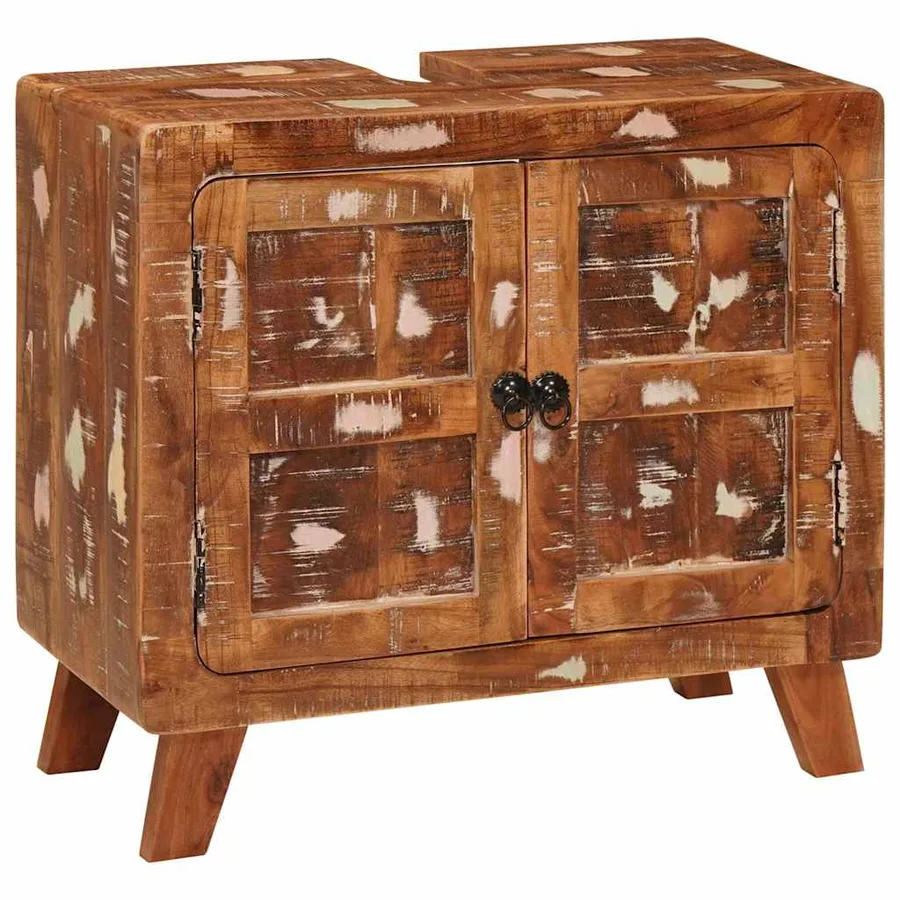 Armoire de salle de bain avec étagère avec stockage avec porte - 4