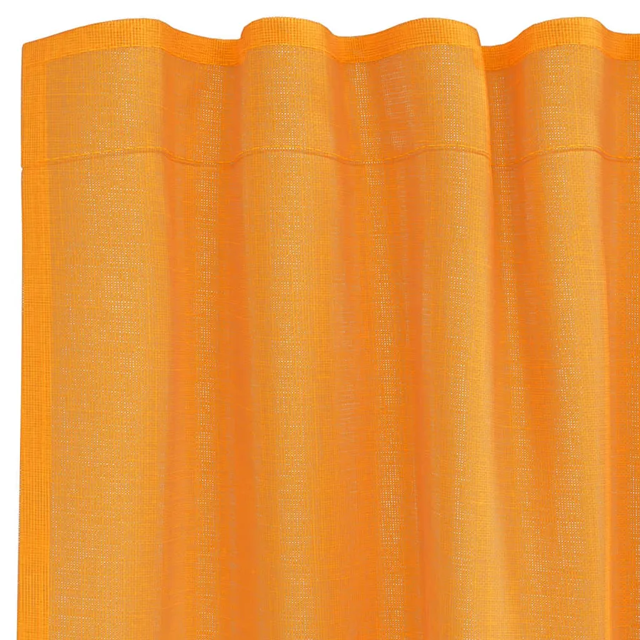 Rideaux en voile à œillets 2 pcs orange - 5