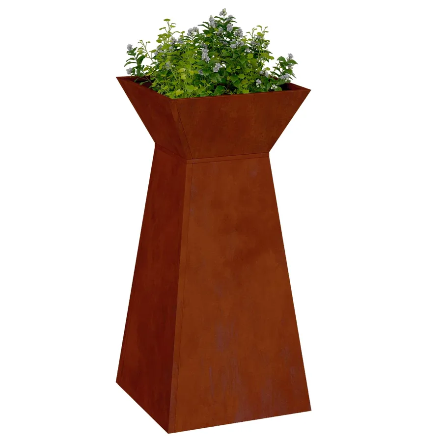 Jardinière à pilier Rouillé 35 x 35 x 73 cm - 3