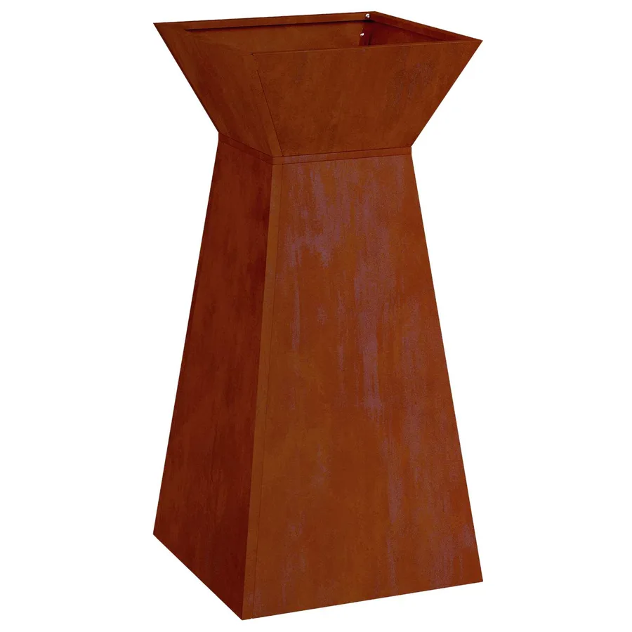 Jardinière à pilier Rouillé 35 x 35 x 73 cm - 5