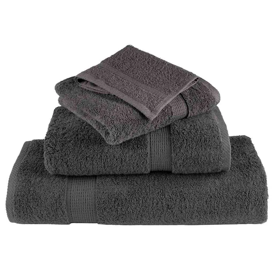 Serviette Invité SOLUND 2 pc Anthracite 15 x 21 cm 550 gsm - 3