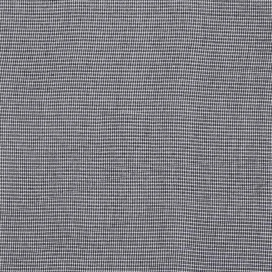 Rideaux en voile avec passe-tringles 2 pcs noir - 8