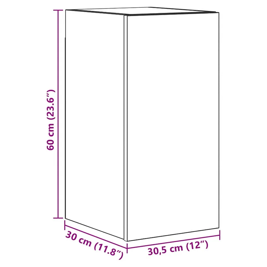 Ensemble meuble TV 9 pcs Chêne noir Bois d'ingénierie - 14