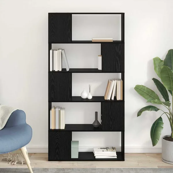 Ensemble meuble TV Noir 80 x 24 x 156 cm Bois d'ingénierie