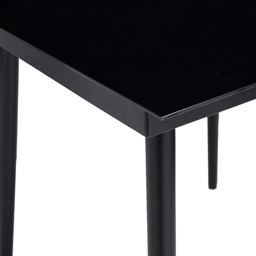 Ensemble de salle à manger pour jardin 5 pcs Gris clair - 11