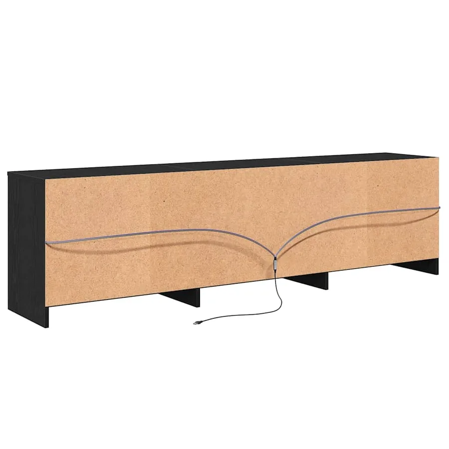 Unites TV 180 x 34 x 50 cm Chêne noir Bois d'ingénierie - 10