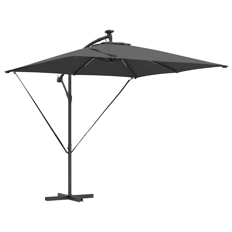 Parasol Anthracite 249 x 249 x 250 cm Polyester et Aluminium - 2
