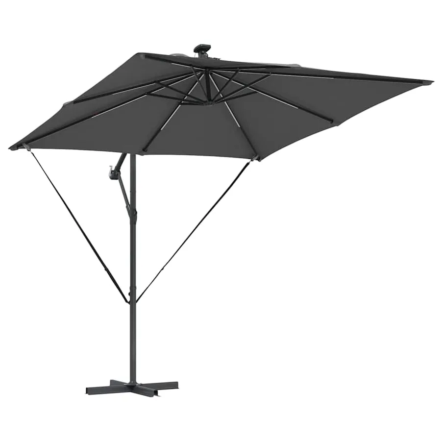 Parasol Anthracite 249 x 249 x 250 cm Polyester et Aluminium - 5