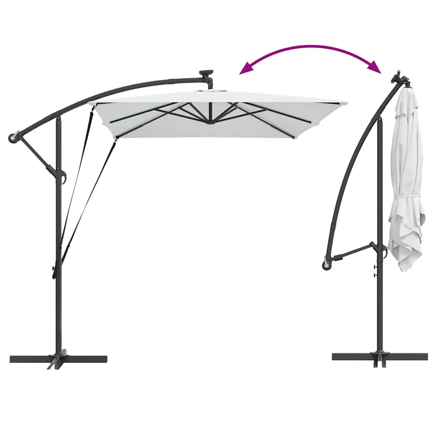 Parasol Sable 294 x 200 x 270 cm Polyester et Aluminium - 14