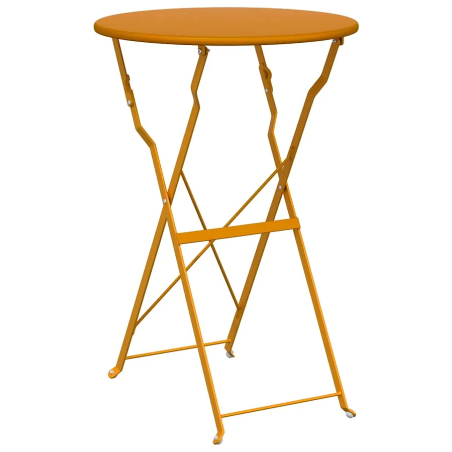 Table bistrot Moutarde Ø 50 x 71 cm Acier revêtu de poudre - 2