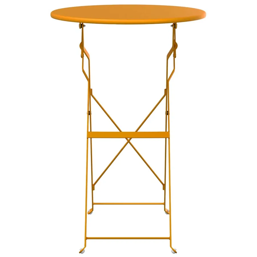 Table bistrot Moutarde Ø 50 x 71 cm Acier revêtu de poudre - 4
