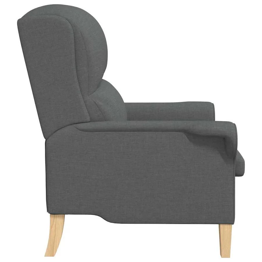 fauteuil Gris foncé tissu - 5