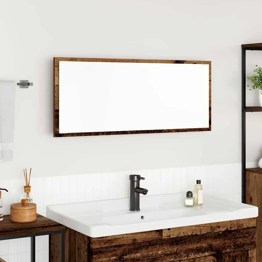 Miroir Bois Ancien 90 x 8,5 x 37 cm Bois d'ingénierie