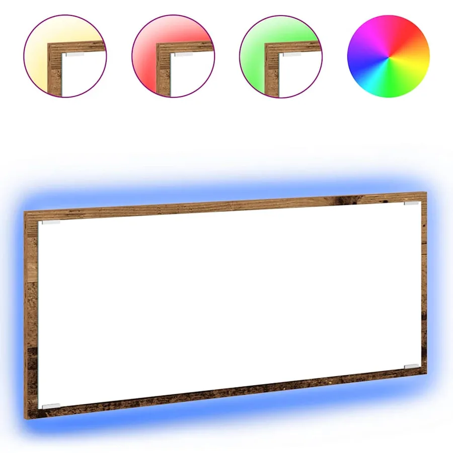 Miroir Bois Ancien 90 x 8,5 x 37 cm Bois d'ingénierie - 3