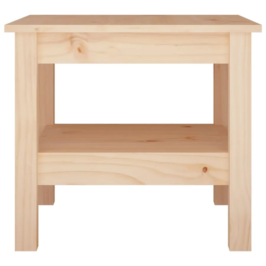 Table basse 45x45x40 cm en bois de pin massif - 3
