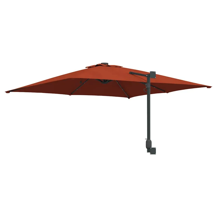 Parasol de jardin Terre cuite 248,5 x 247,5 x 160 cm - 6