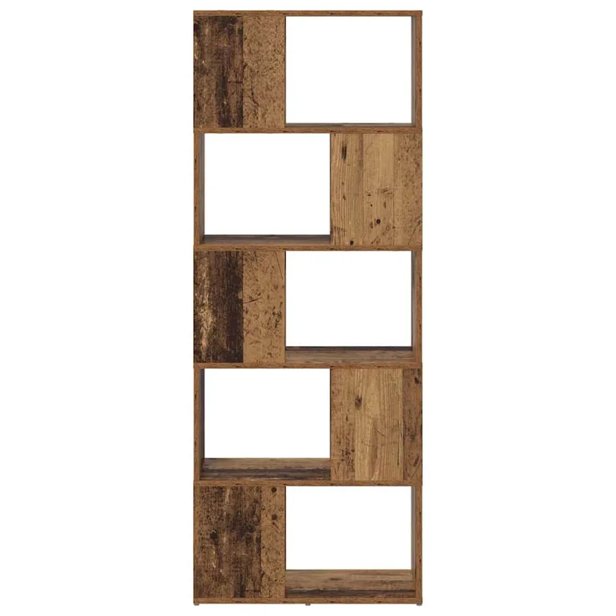 Ensemble meuble TV Marron 60 x 24 x 156 cm Bois d'ingénierie - 5