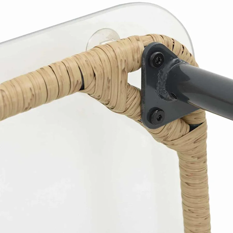 Table de Jardin Naturel 80 x 40 x 45 cm polyrotin - 9