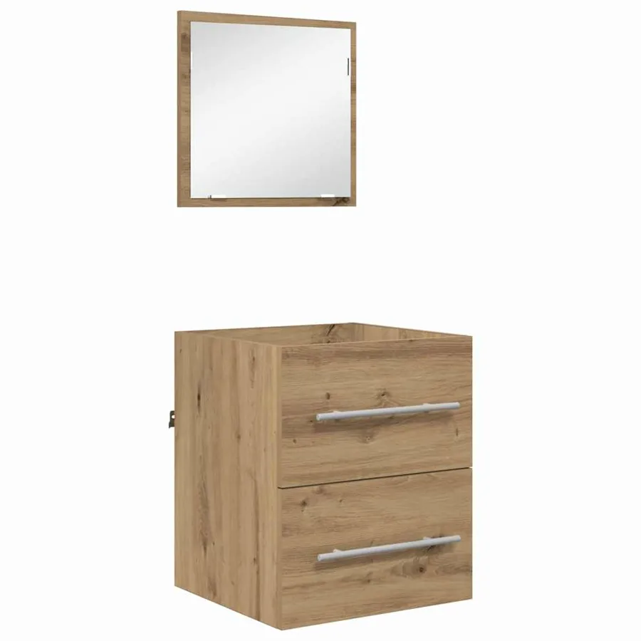 Ensemble de mobilier de salle de bain Marron 41 x 38,5 x 48 cm - 2