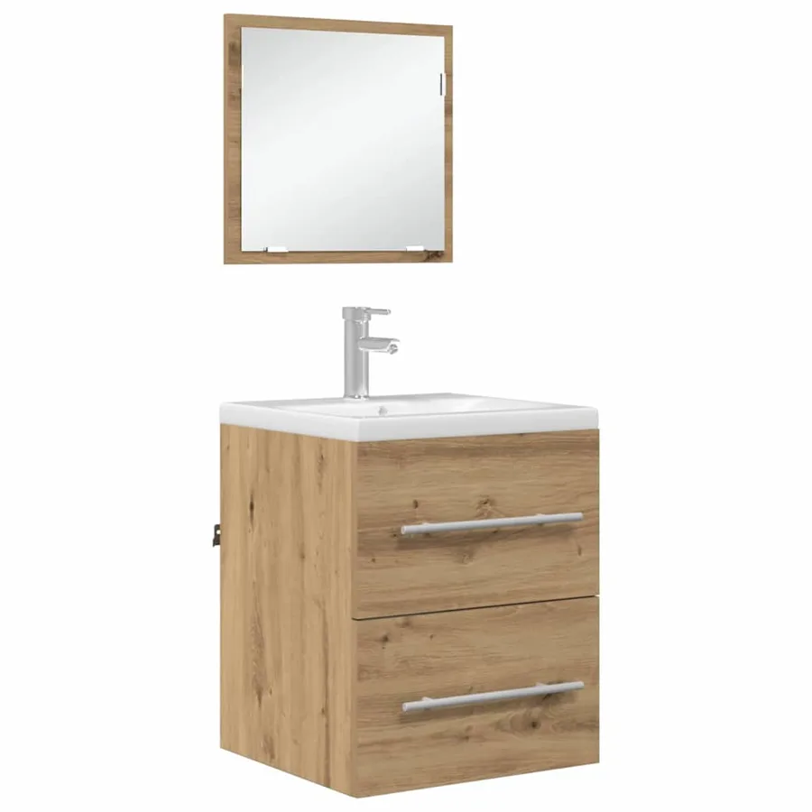 Ensemble de mobilier de salle de bain Marron 41 x 38,5 x 48 cm - 3