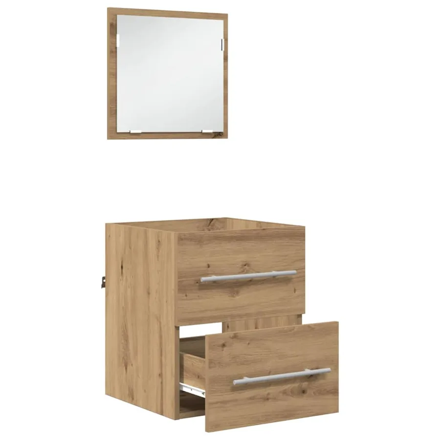 Ensemble de mobilier de salle de bain Marron 41 x 38,5 x 48 cm - 5