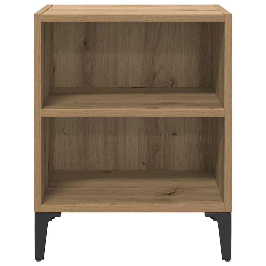 Cabinet de chevet 2 pc Chêne artisanal 40 x 30 x 50 cm - 6