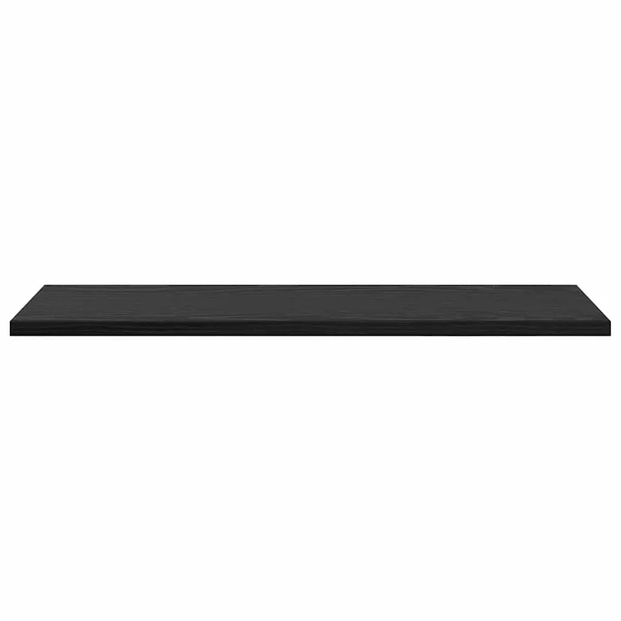 Étagère à livres 4 pcs Noir 60 x 20 x 1,5 cm Bois d'ingénierie - 5