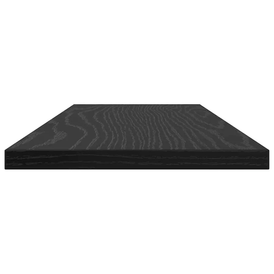 Étagère à livres 4 pcs Noir 60 x 20 x 1,5 cm Bois d'ingénierie - 6
