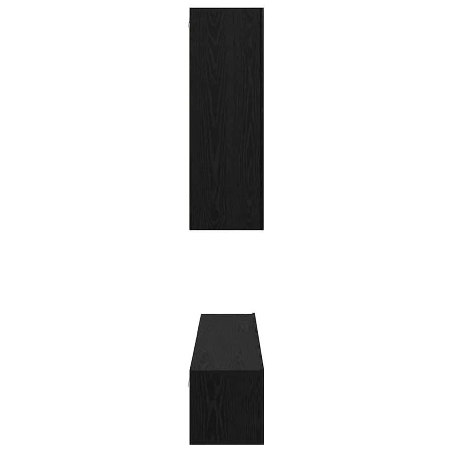 Ensemble meuble TV 6 pcs Chêne noir Bois d'ingénierie - 10