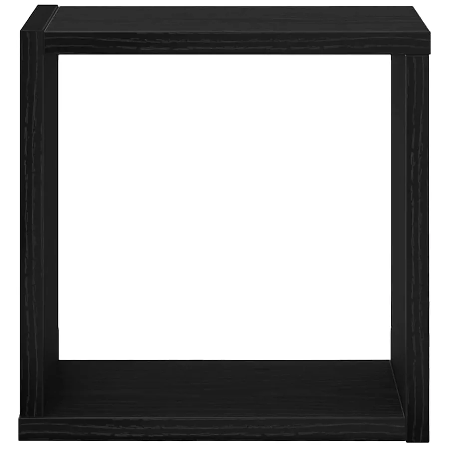 Étagères Murales 4 pcs Chêne noir Bois d'ingénierie - 6