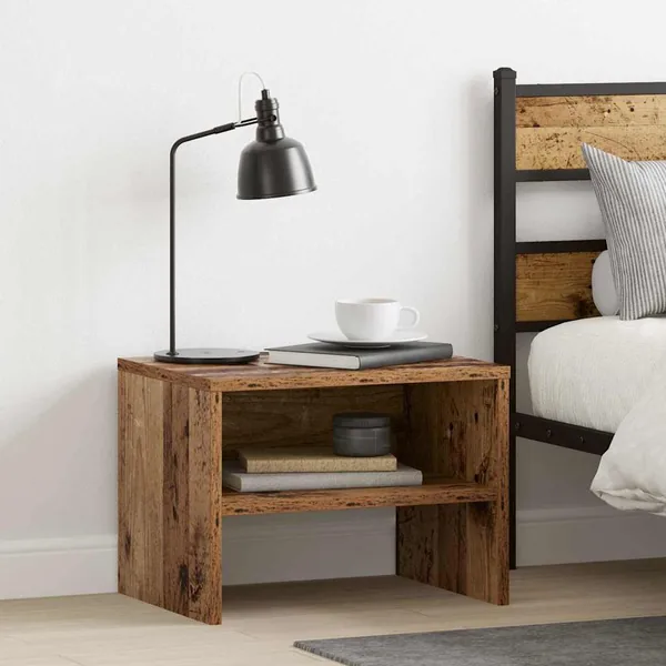 Cabinet de chevet 2 pcs Bois ancien 40 x 40 x 30 cm