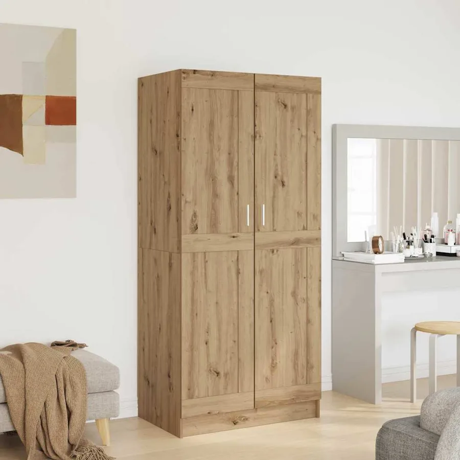 Armoire Chêne artisan 82,5 x 51,5 x 180 cm Bois d'ingénierie - 4
