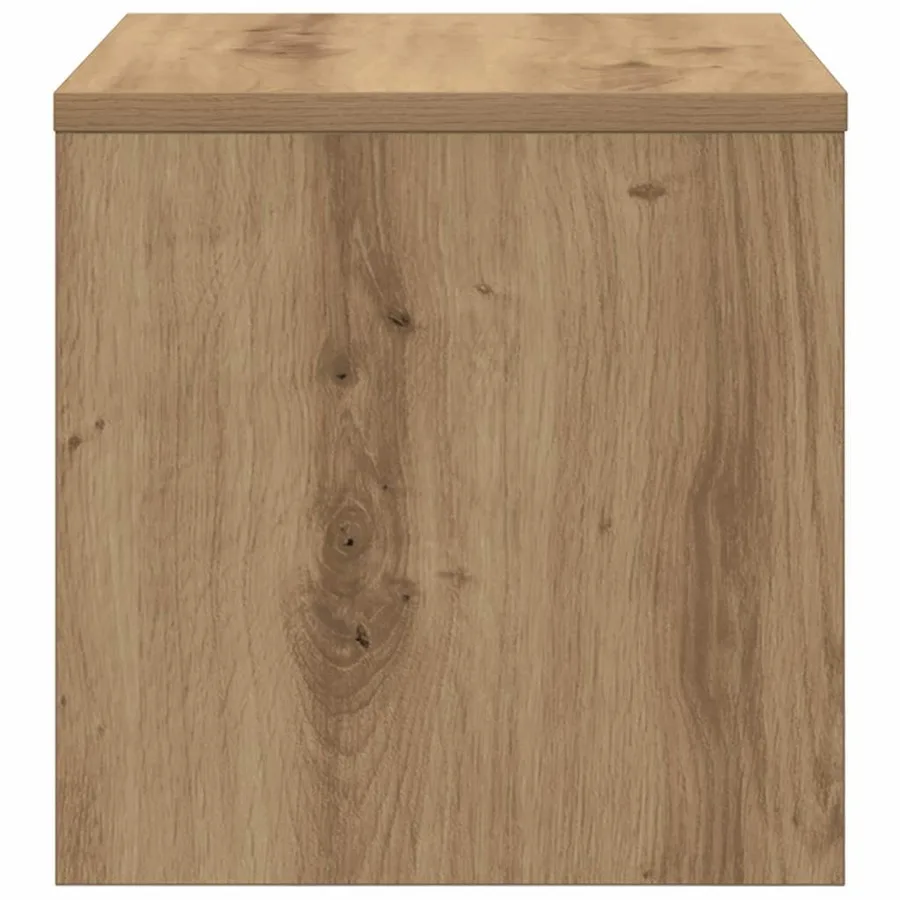 Cabinet de chevet 2 pc chêne artisanal 40 x 40 x 30 cm - 7