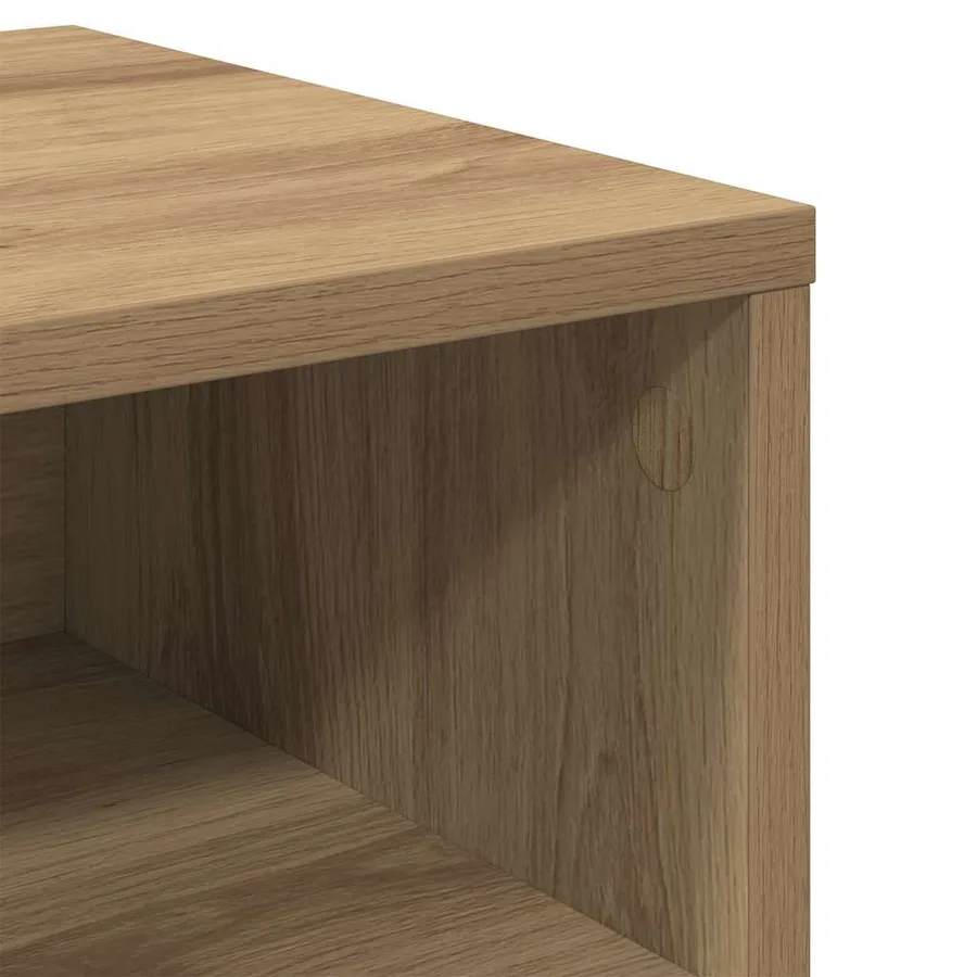 Cabinet de chevet 2 pc chêne artisanal 40 x 40 x 30 cm - 9