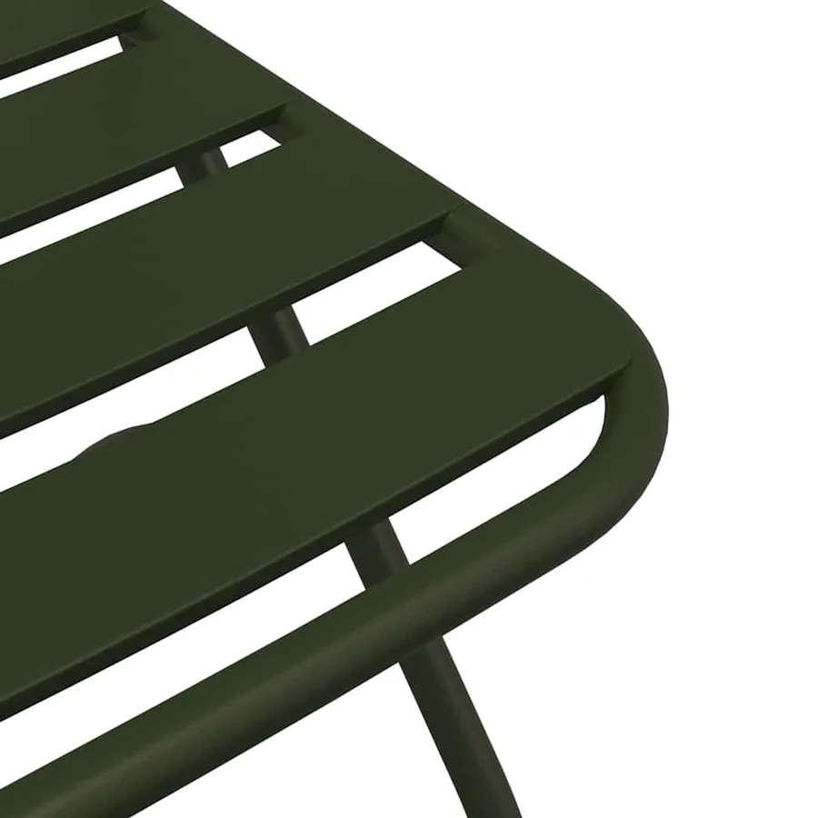 Chaise de jardin pliante 2 pcs Vert 42 x 52 x 82 cm - 8