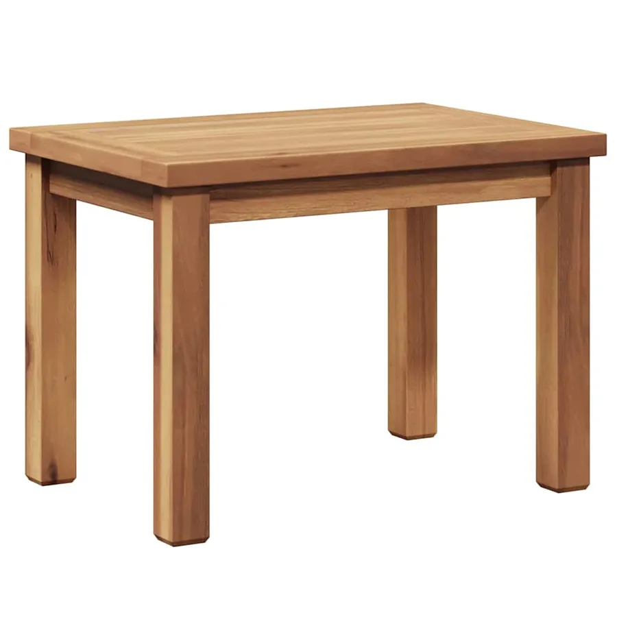 Table basse Marron 50 x 35 x 36 cm Bois de teck massif - 2