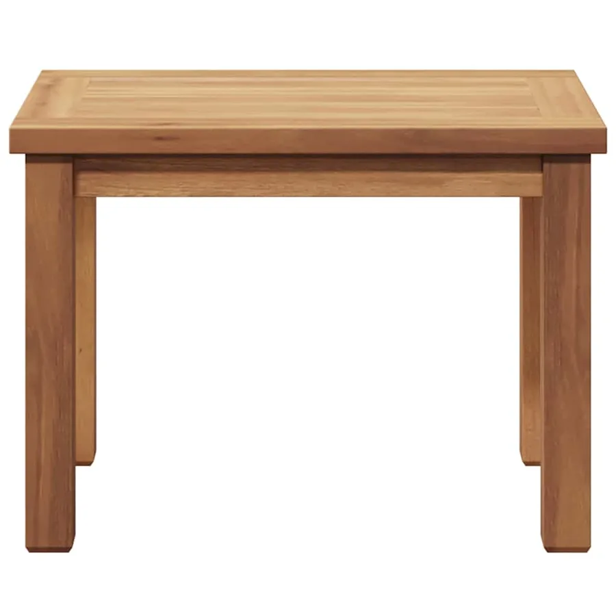 Table basse Marron 50 x 35 x 36 cm Bois de teck massif - 5