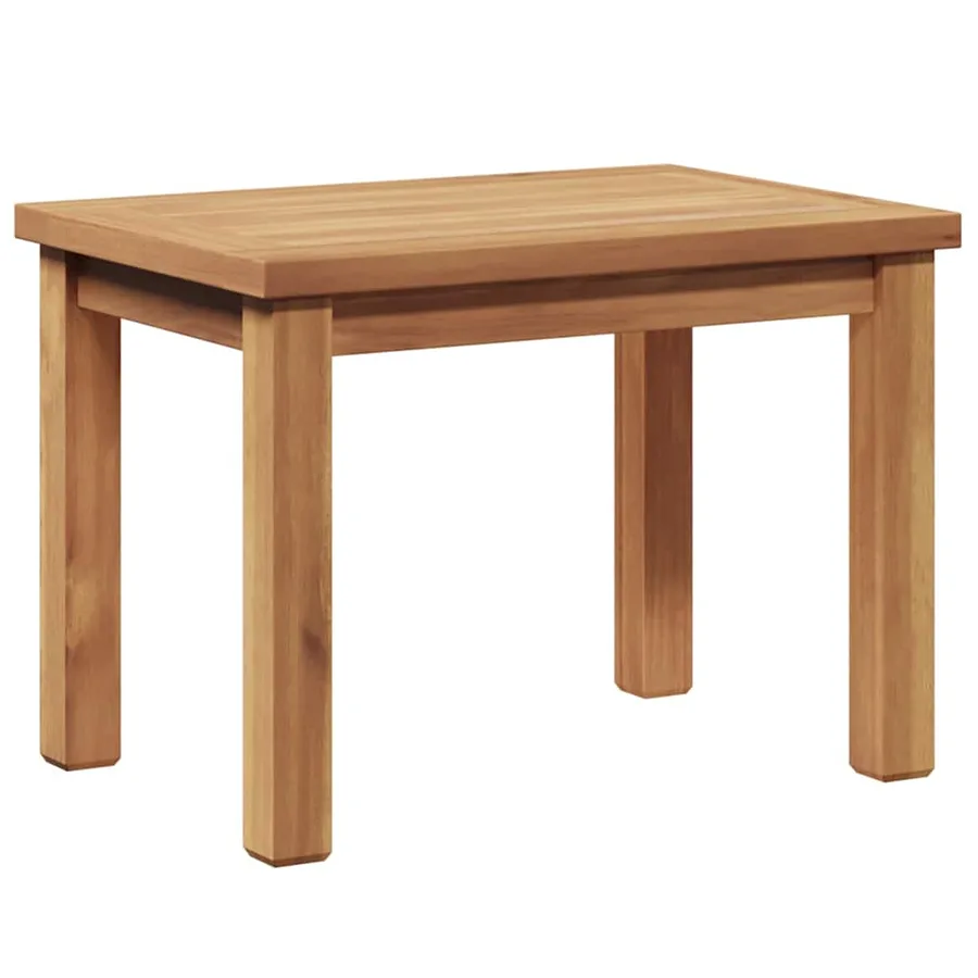 Table basse Marron 50 x 35 x 36 cm Bois de teck massif - 7