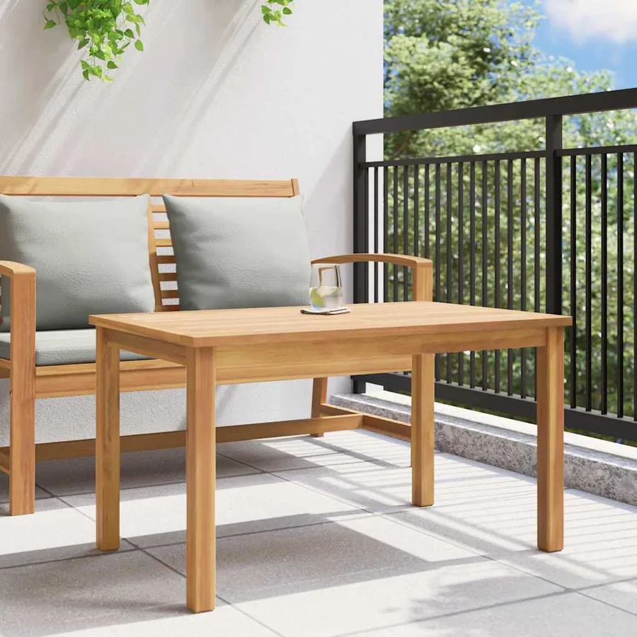 Table basse Marron 90 x 50 x 45,5 cm Bois de teck massif - 4
