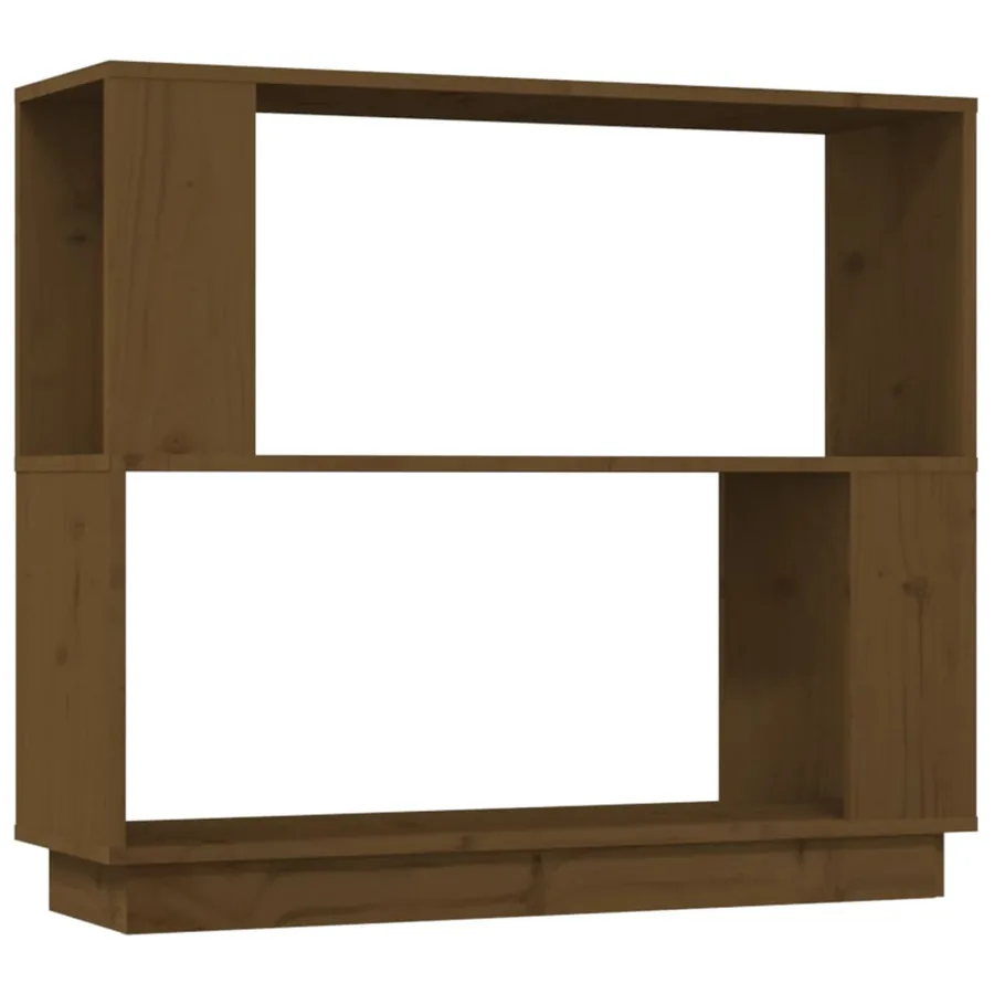 Bibliothèque/Cloison Marron miel 80x25x70 cm Bois massif - 2