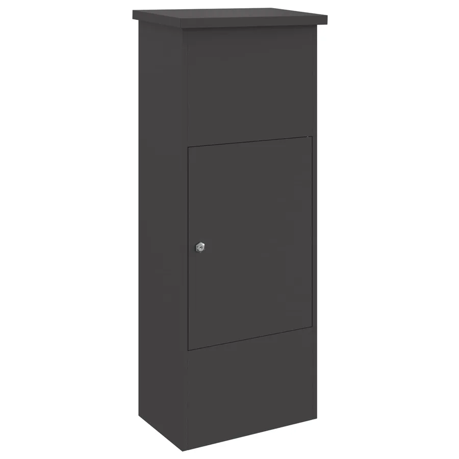 Boîte de dépôt de colis Noir 44,5 x 29 x 110,5 cm Acier - 2