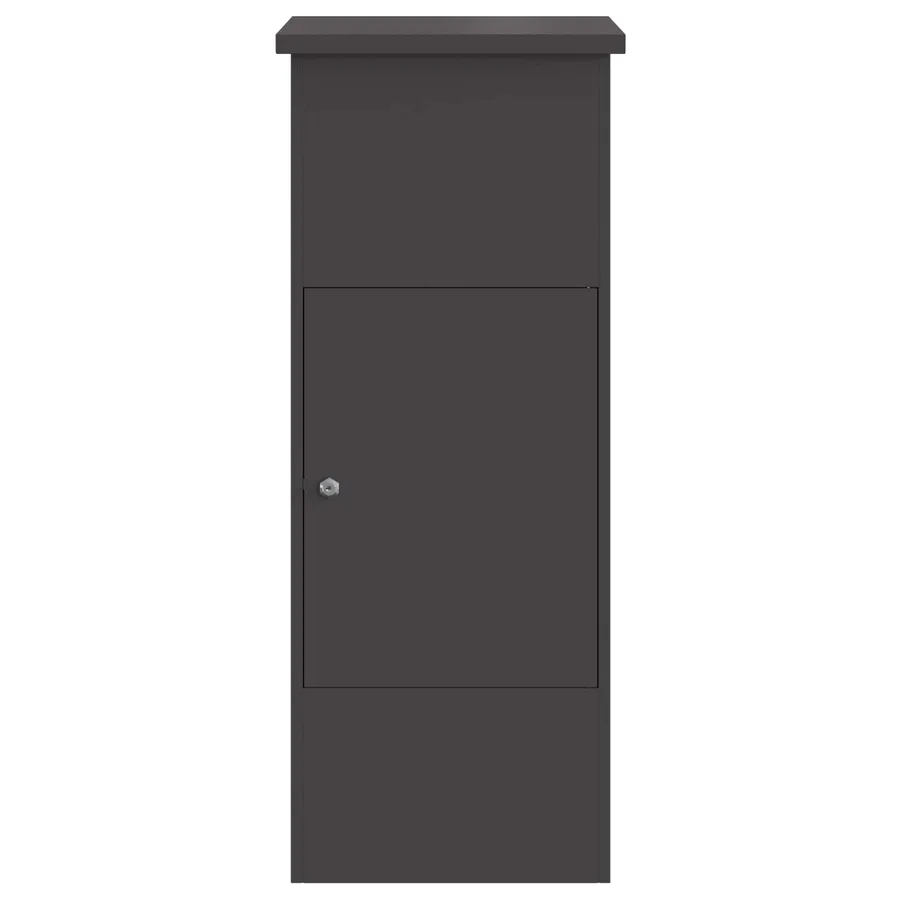 Boîte de dépôt de colis Noir 44,5 x 29 x 110,5 cm Acier - 5